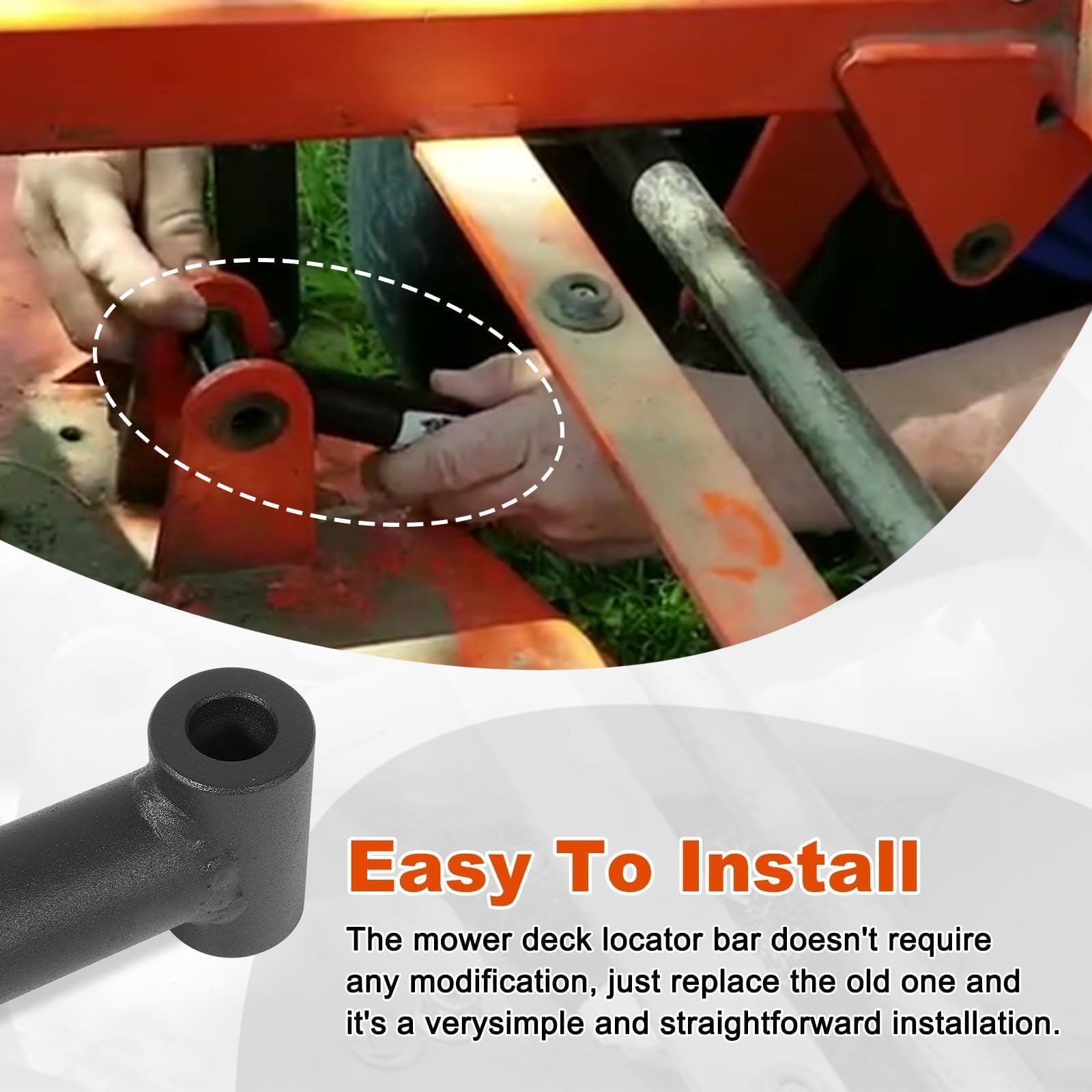 AUTOBABA rod beside ruler showing scale for correct fit confirmation benefit