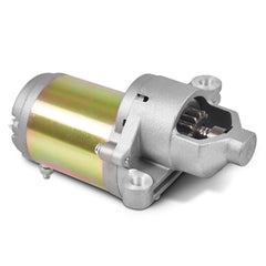 AUTOBABA starter front view showing mounting points and reliable fit