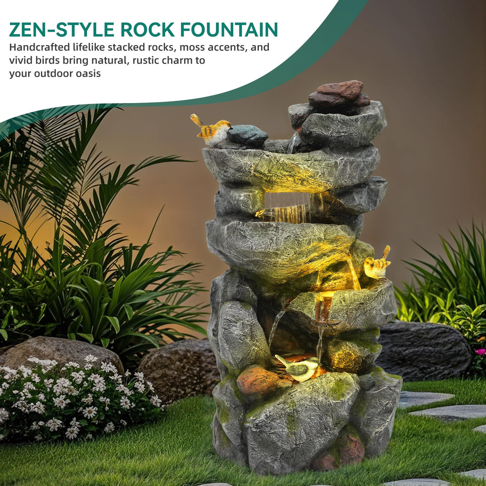 AUTODAYA perched bird detail adding decorative charm and visual interest benefits