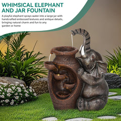 AUTODAYA side detail of embossed elephant texture highlighting handcrafted finish