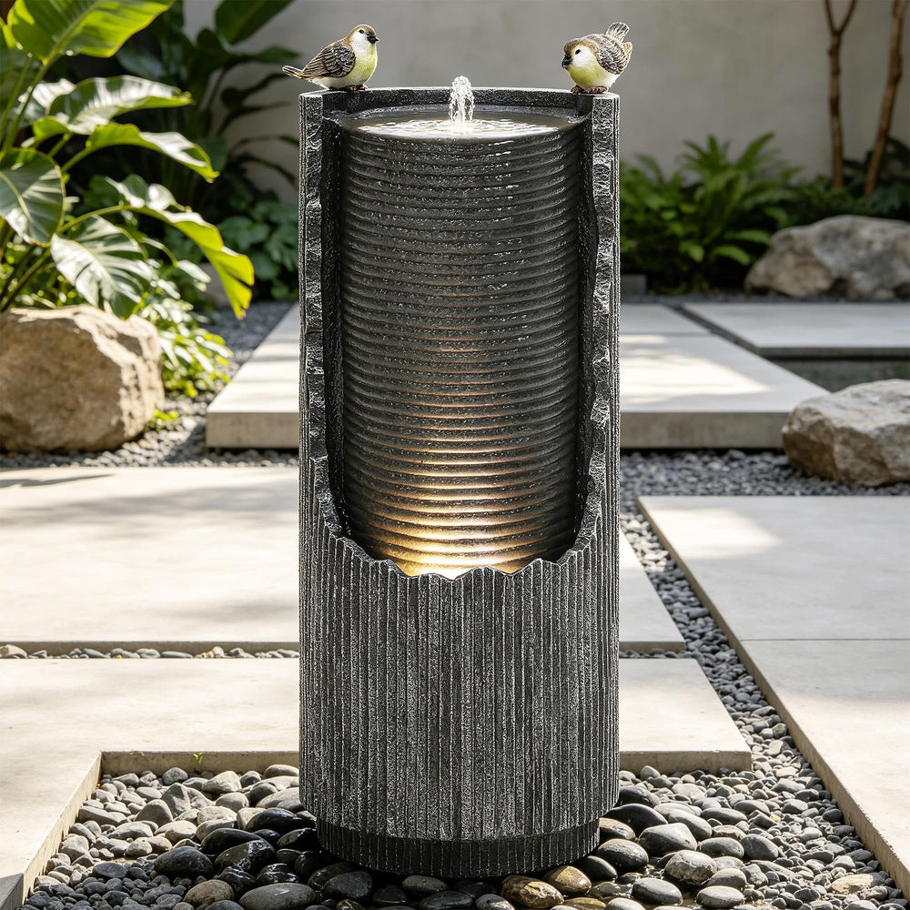 AUTODAYA warm LED lights at dusk creating soothing ambiance for evenings