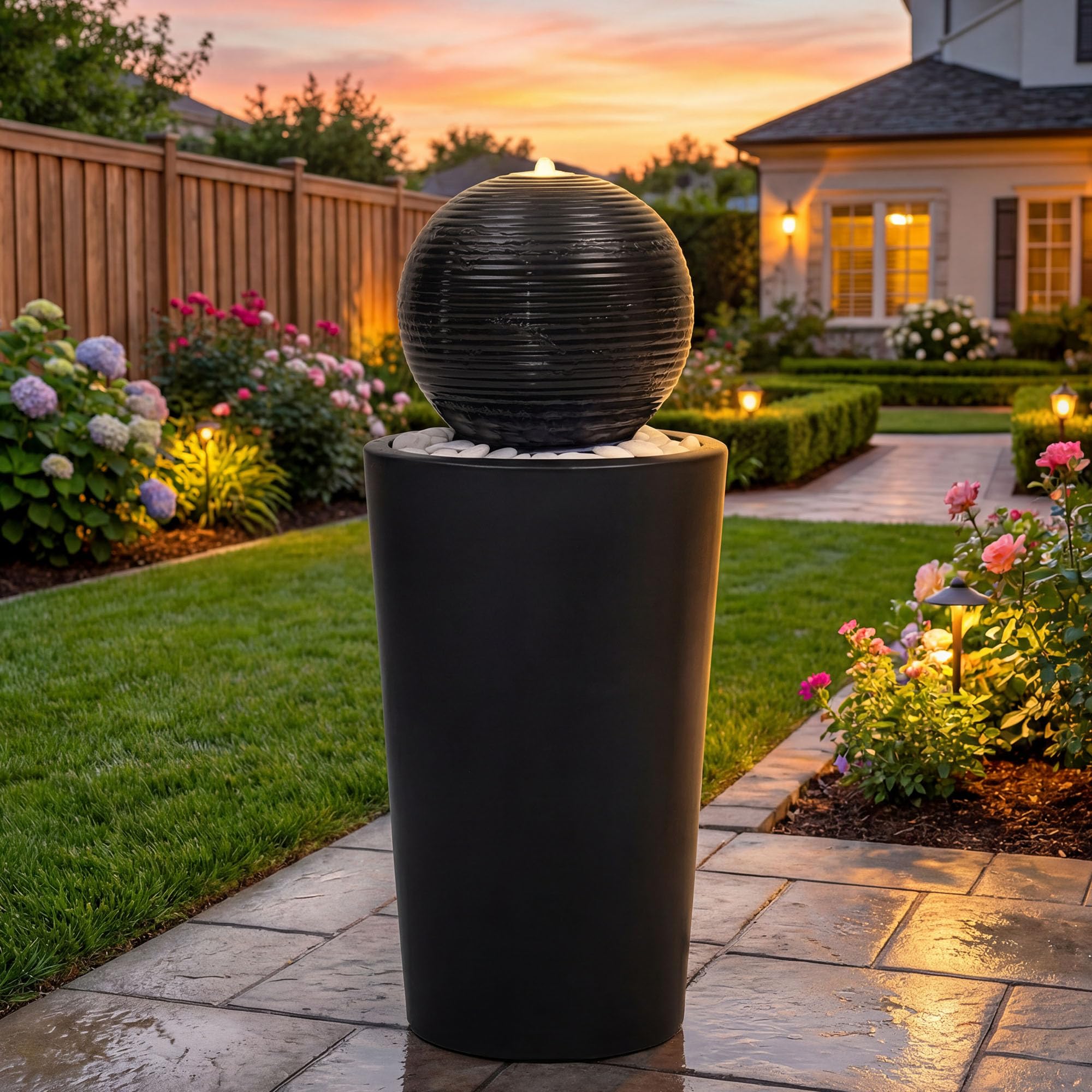 AUTO DAYA ceramic texture and drain vent detail highlighting maintenance access
