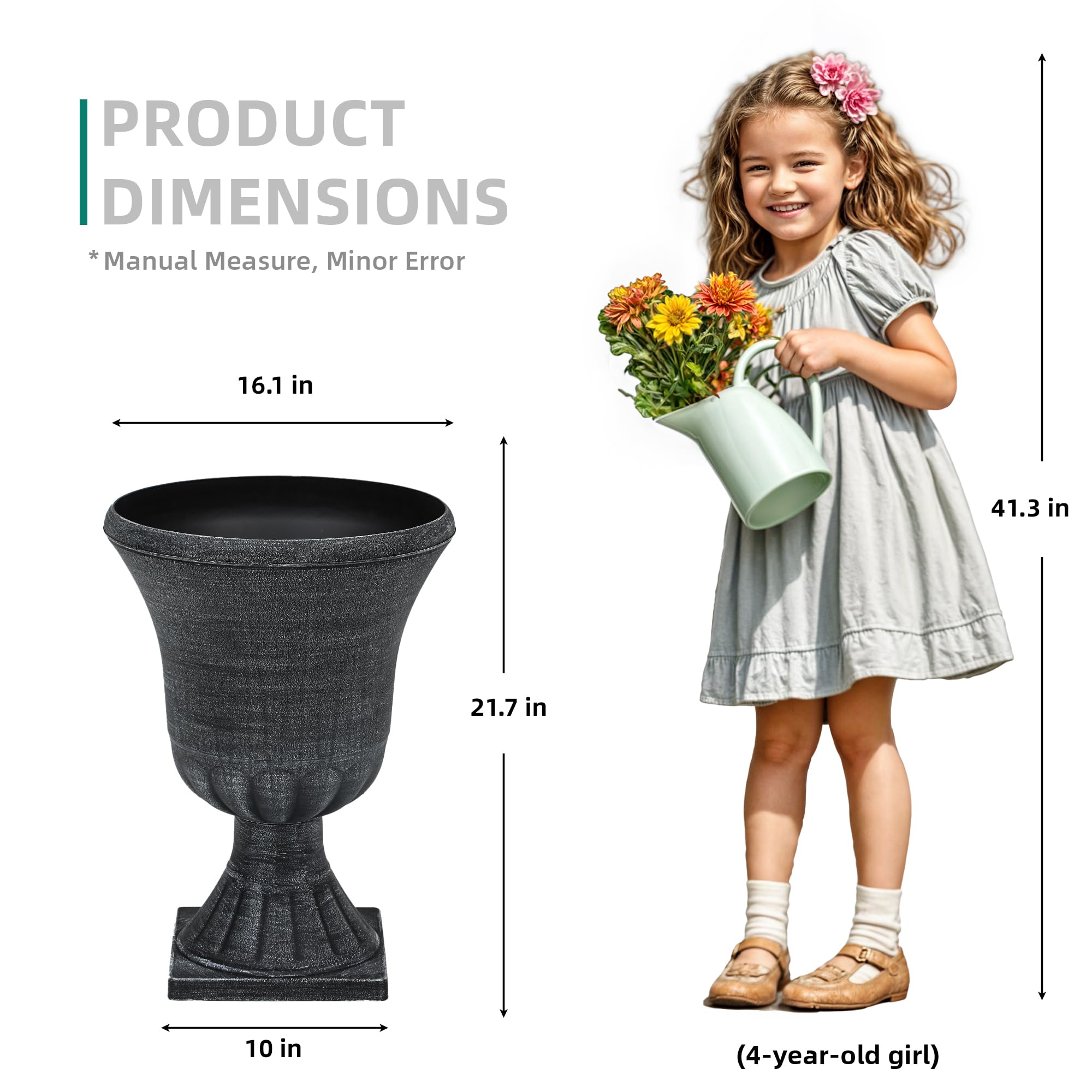 AUTO DAYA separated top and base showing two-piece design for cleaning and repotting