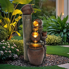 AUTO DAYA cascading water detail demonstrating soothing flow and calming sound