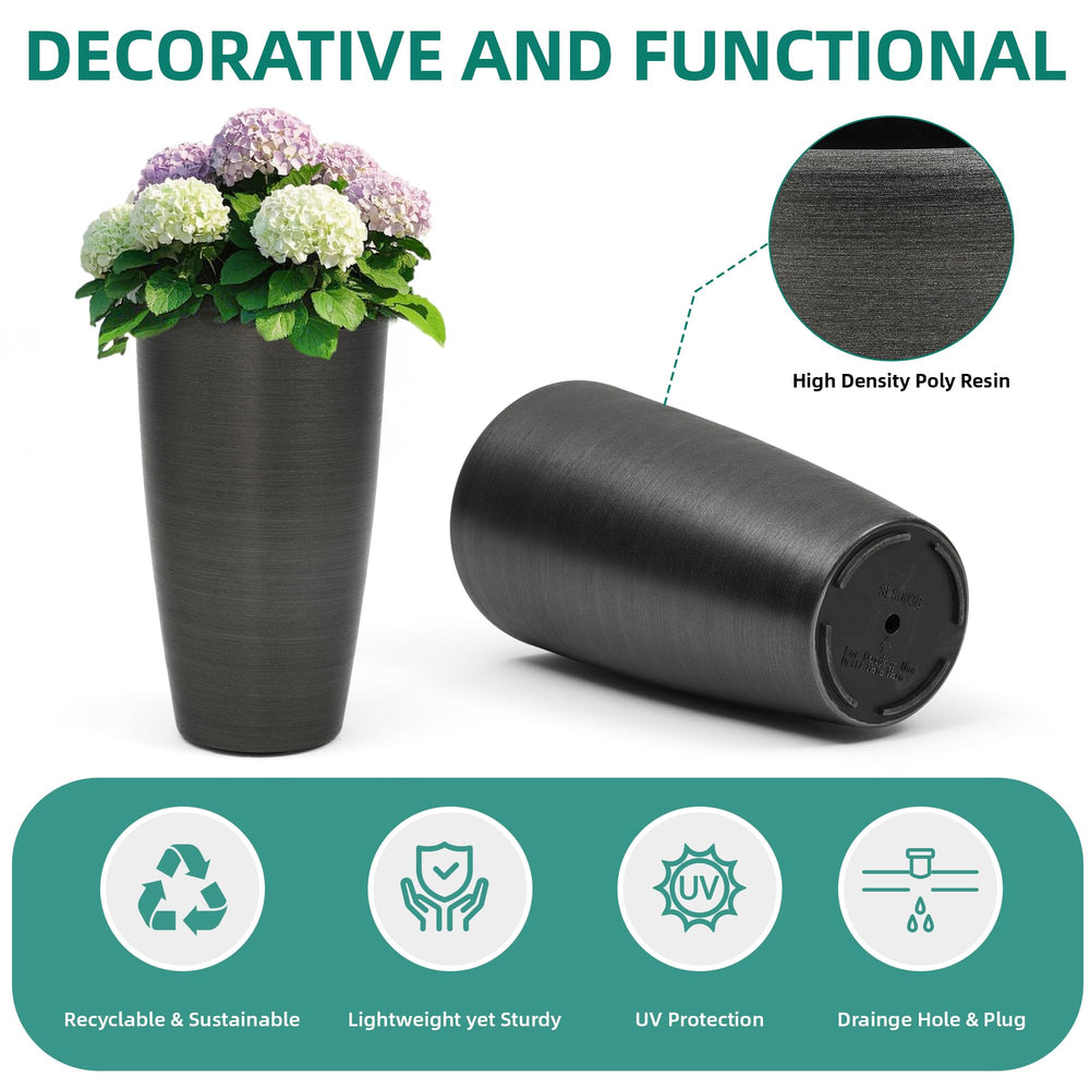 AUTO DAYA planter with mixed herbs demonstrating indoor kitchen convenience