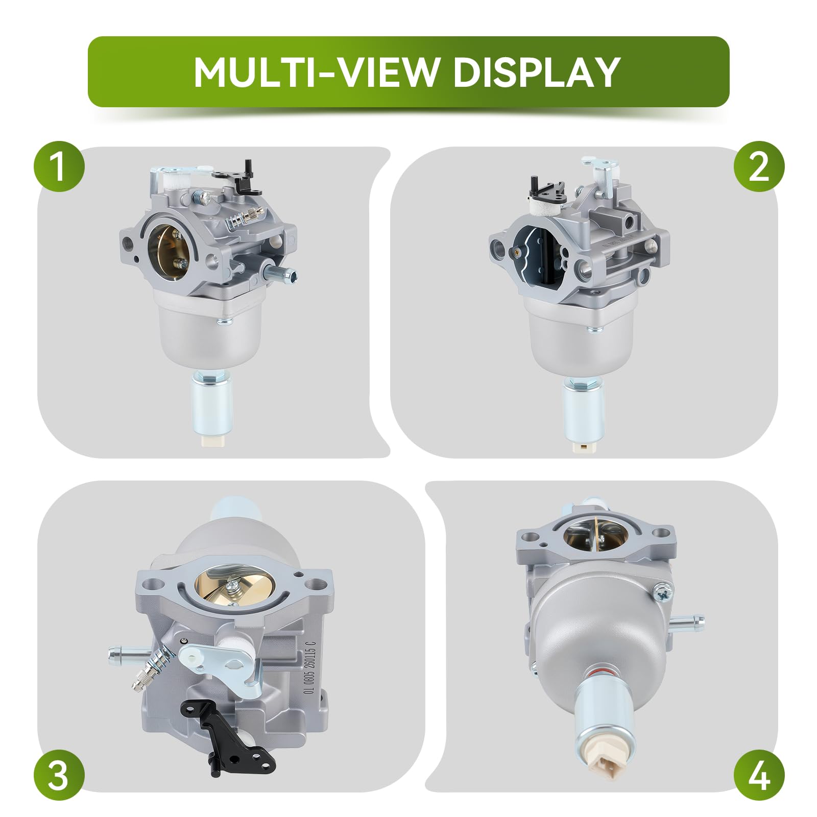 AUTOKAY carburetor with air filter illustrating included parts for fast install