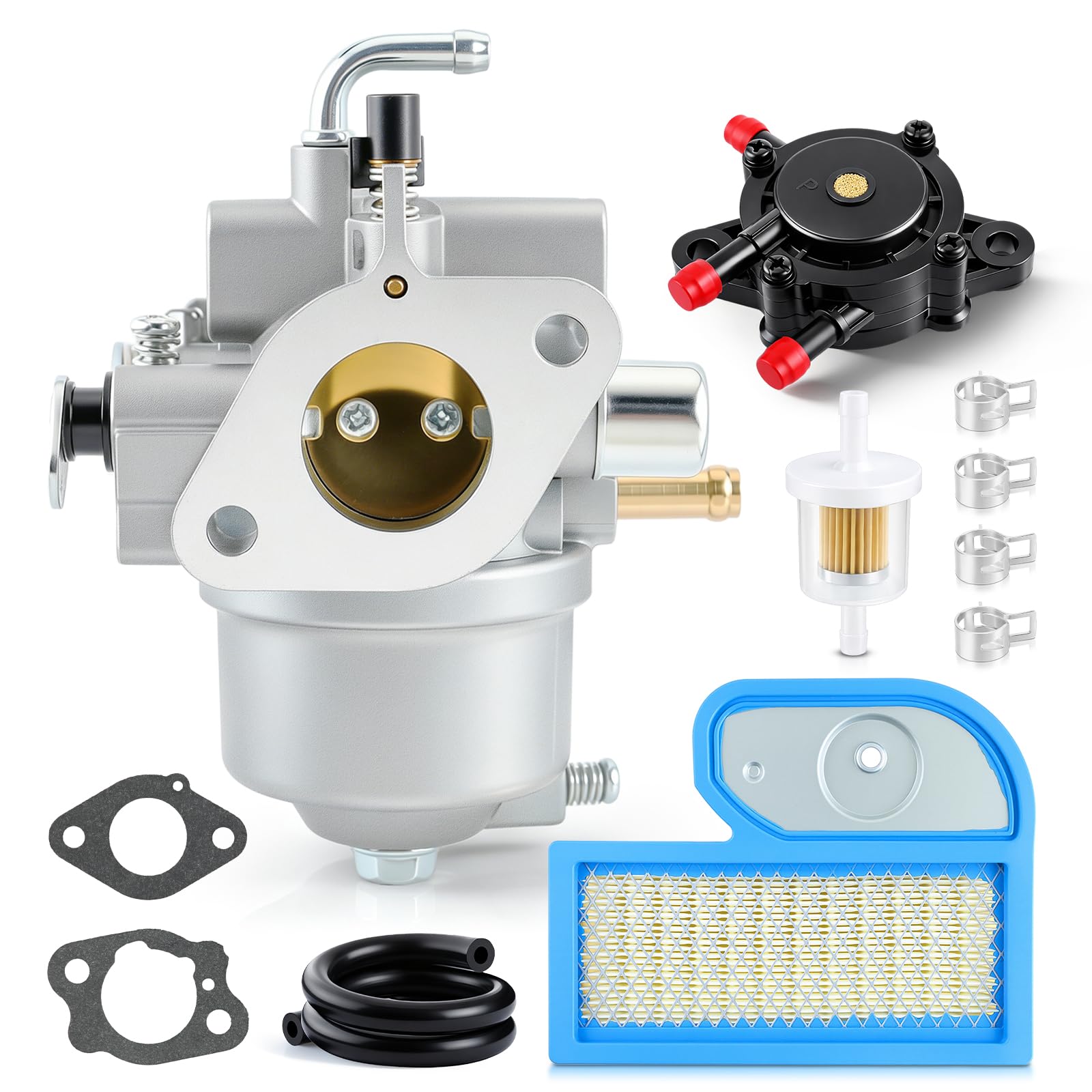 AUTOKAY carburetor next to ruler for scale to confirm proper sizing