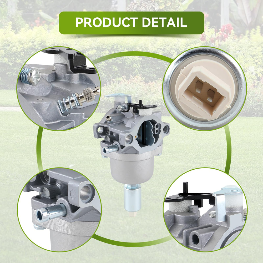 AUTOKAY carburetor with spark plug and filters showing full tune-up kit