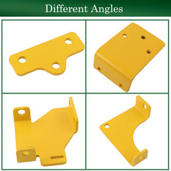 Autoparts close-up of machined bracket edges highlighting precise alignment