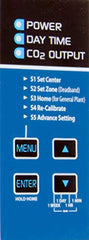 Autopilot display trend chart closeup showing logged CO2 data for optimization
