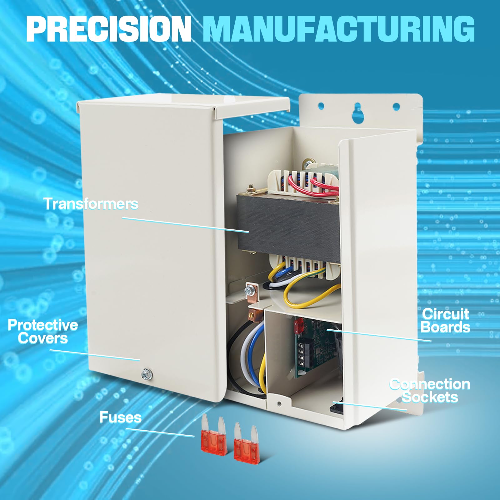 Autoverve power center label and part number visible for quick model verification