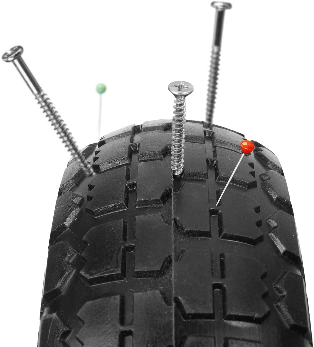Autoworks XTRM close-up of solid tire tread showing traction and puncture resistance
