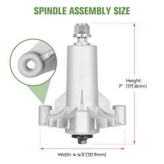 Autsurles close-up of spindle bearing and housing showing precision fit for smoother blade rotation