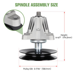 Autsurles spindle top label detail emphasizing part number visibility for quick identification