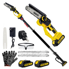 Autubin front view showing compact 2-in-1 saw and packaging, ideal for home trimming
