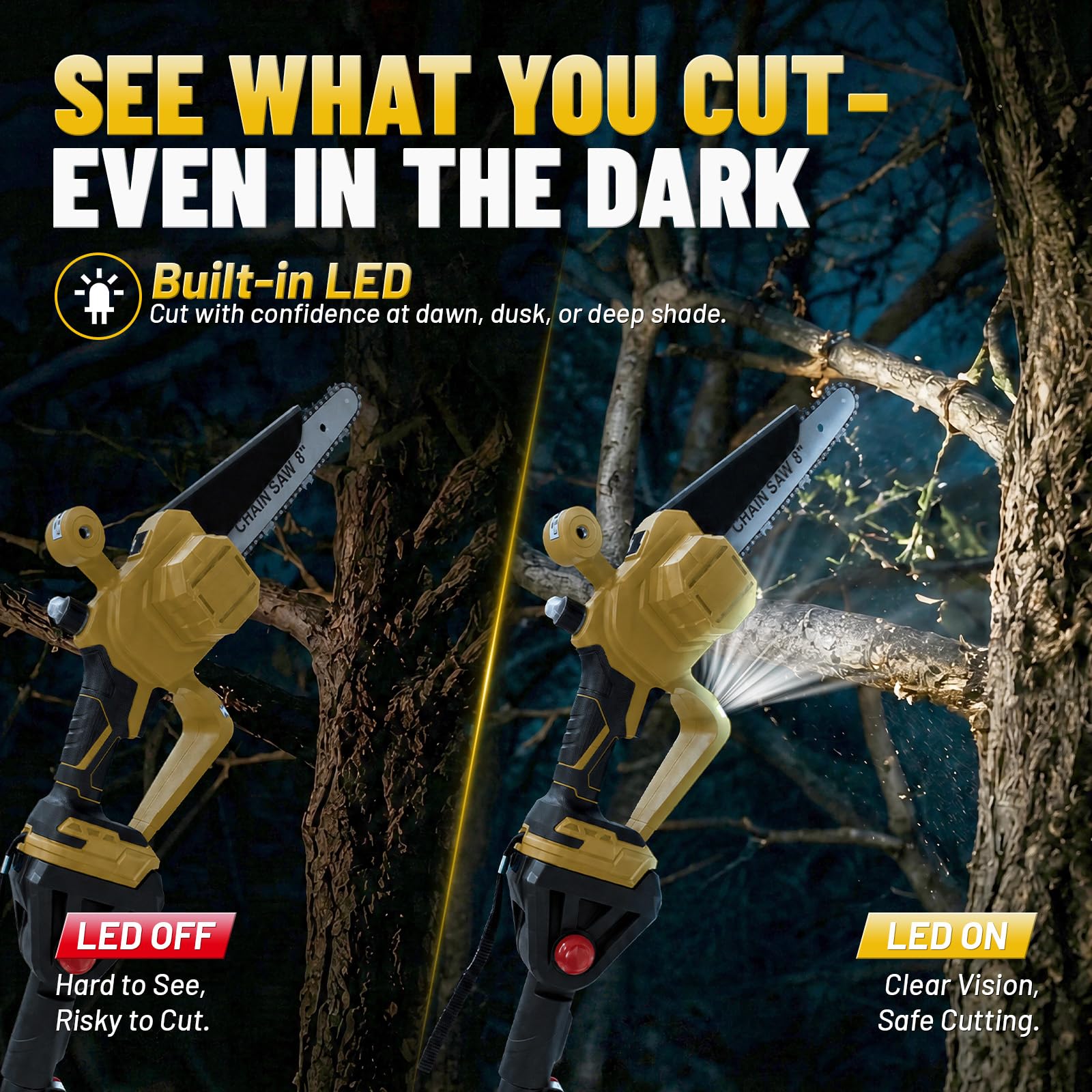 Autubin handle close-up with controls offering comfortable grip and easy operation