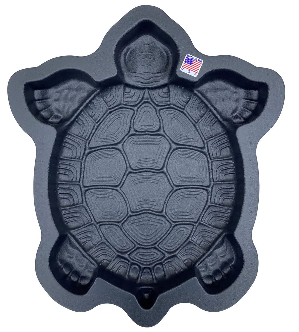 AUTUMN front view of turtle mold showing full shape and edges for easy casting