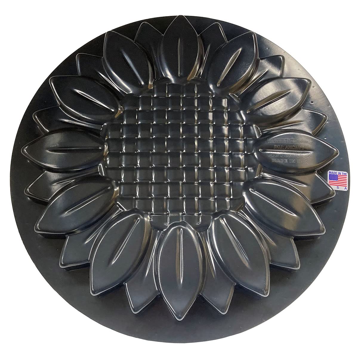 AUTUMN sunflower mold close-up of petal detail for crisp decorative finish