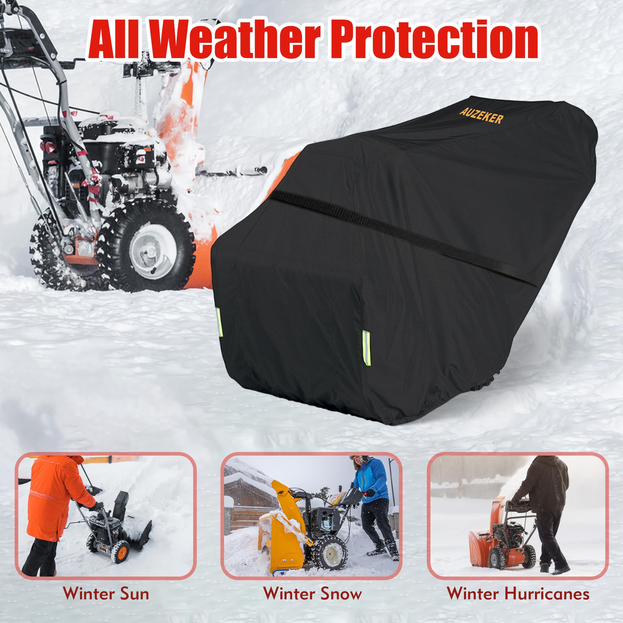 AUZEKER compact storage bag with folded cover for easy stowing