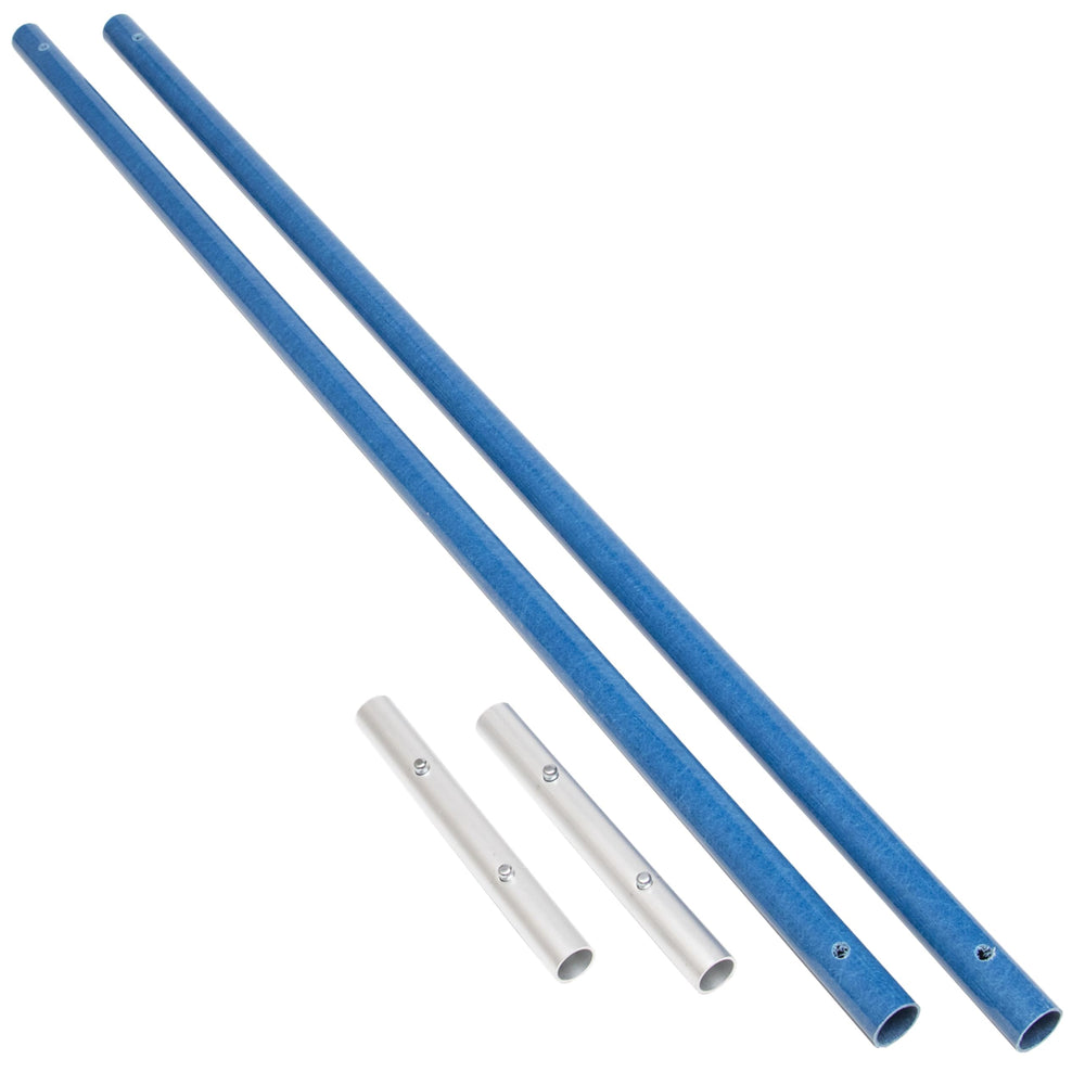 Avalanche! textured fiberglass pole detail emphasizing lightweight strength and easier lifting