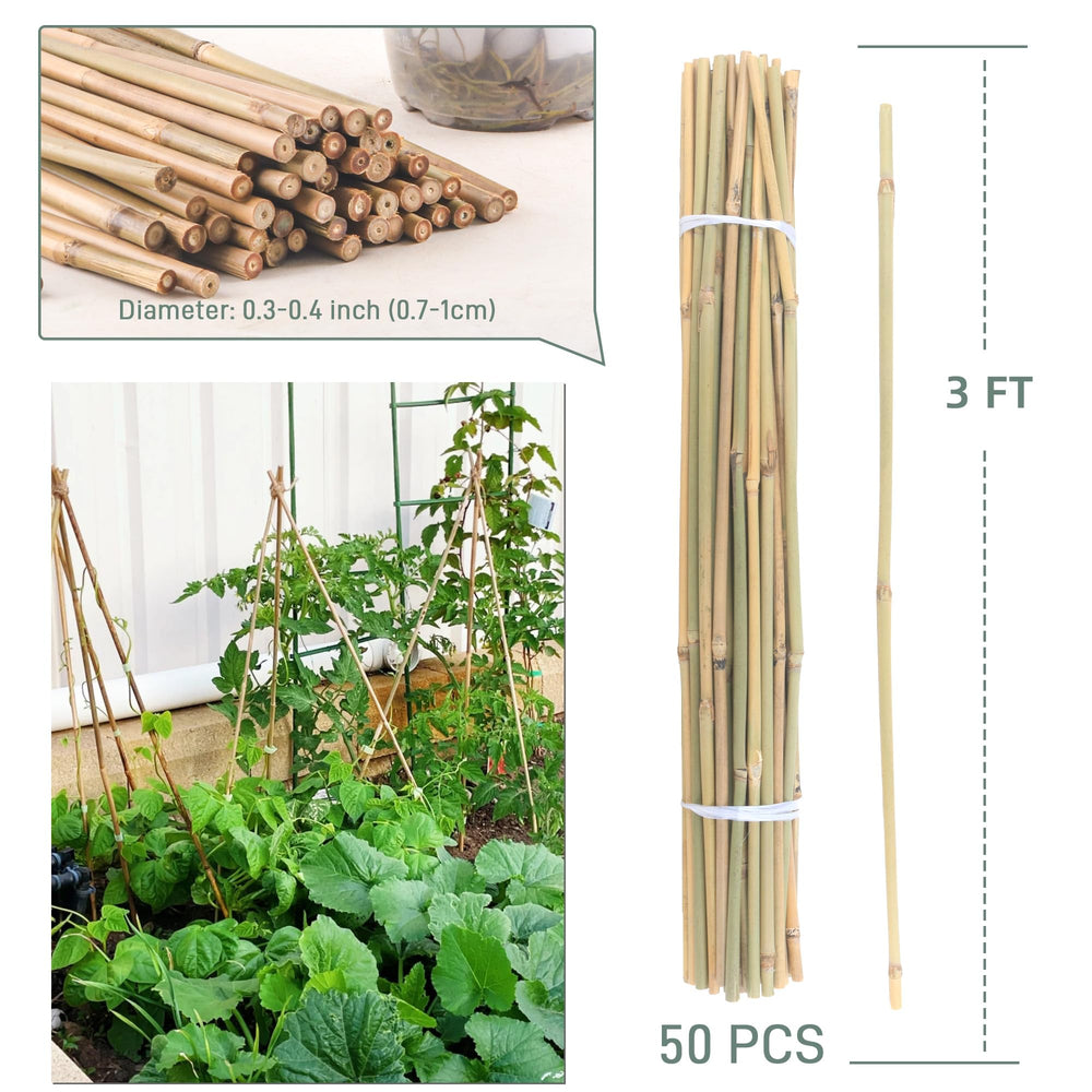 Avalution stakes joined into trellis showing DIY structure building benefit