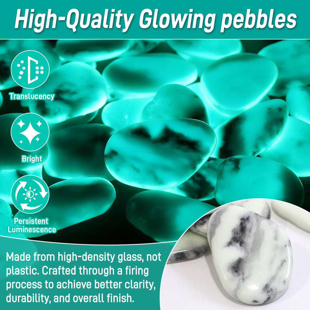 Avalution pebbles in hand showing 1–2 inch size and durable weight