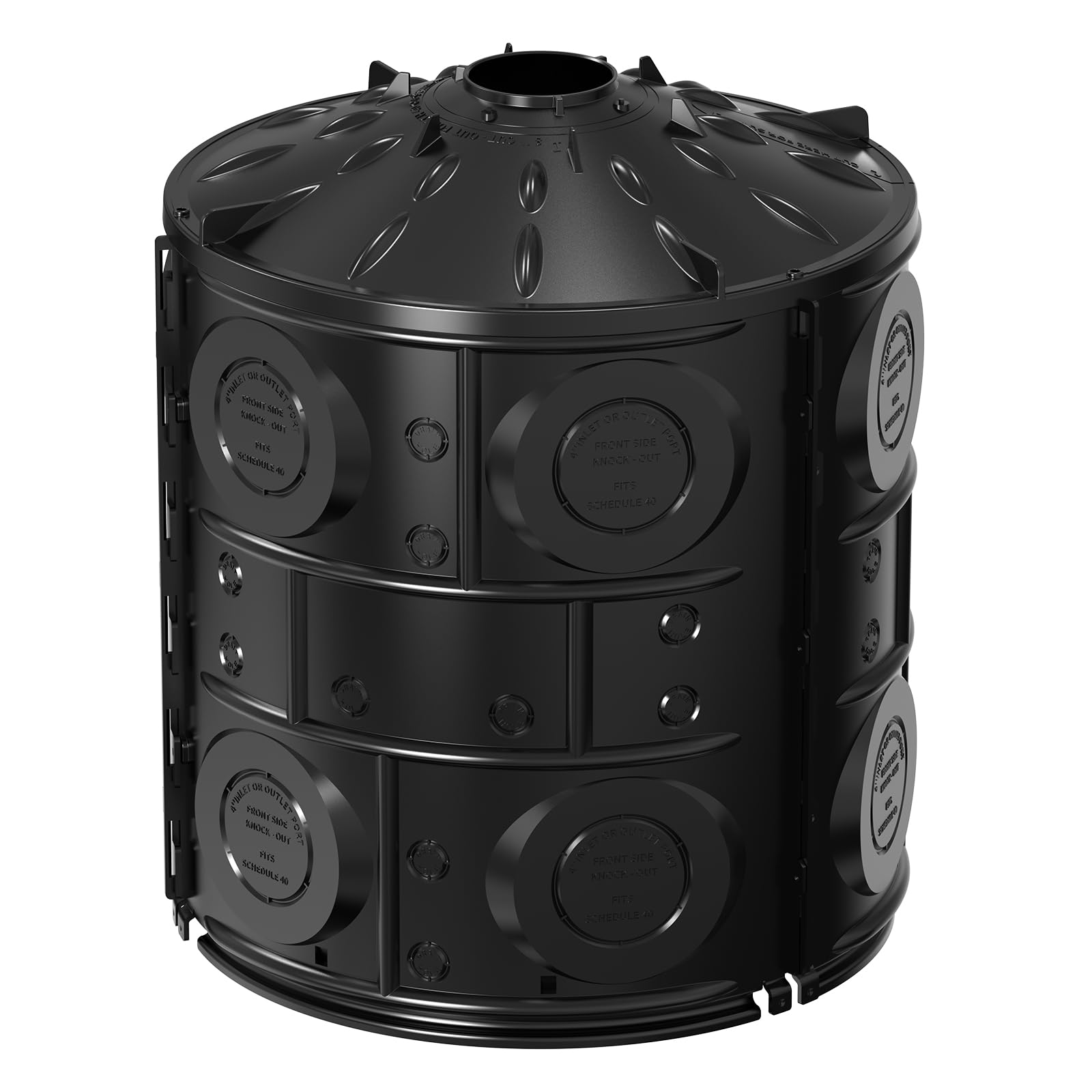 Avanhitch front panel kit showing assembled dry well and cover for quick installation benefit