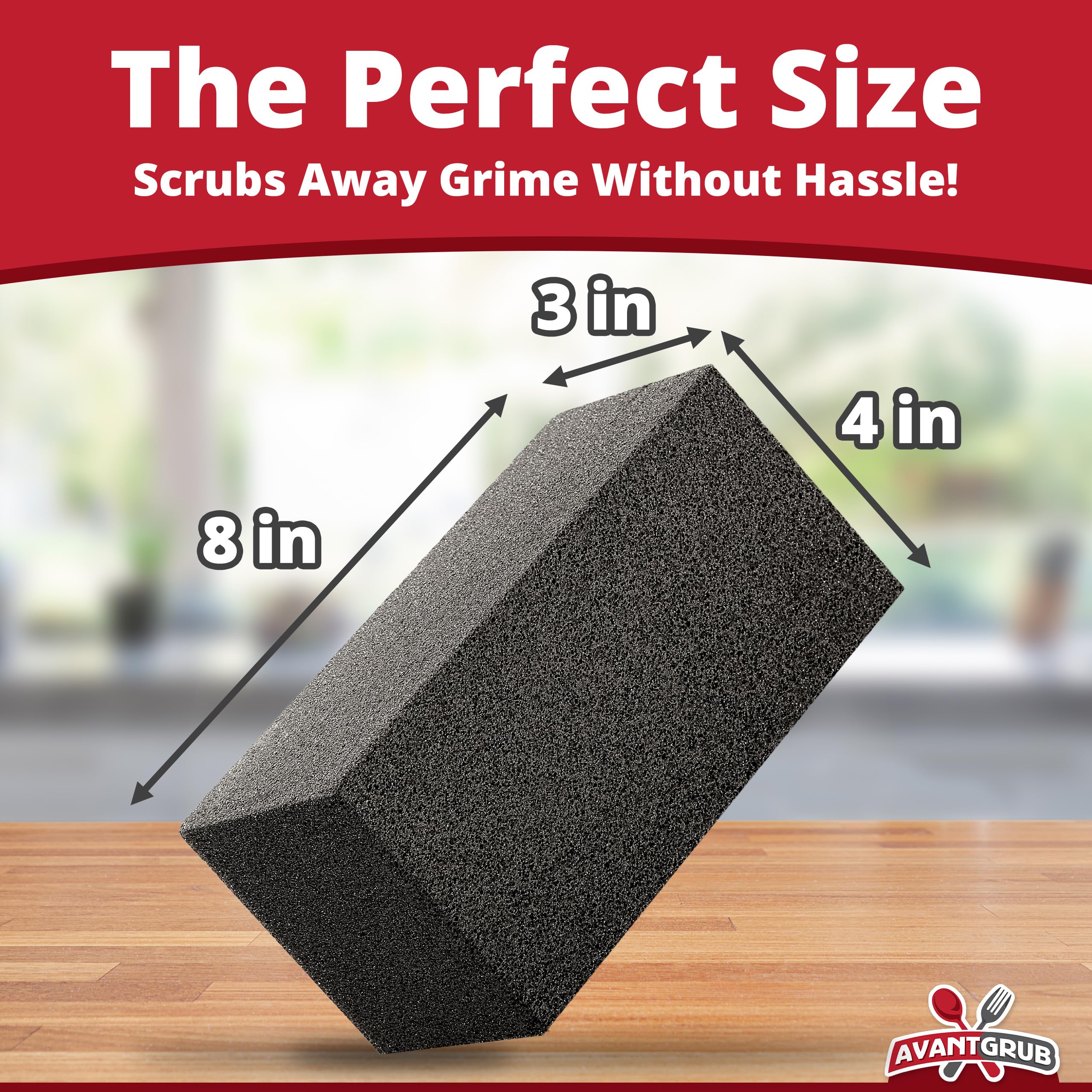 Avant Grub pumice texture close-up revealing abrasive surface for effective scrubbing