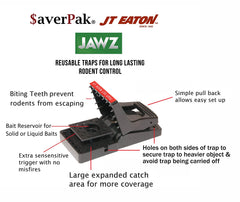 $averPak close-up of bait reservoir showing secure bait placement