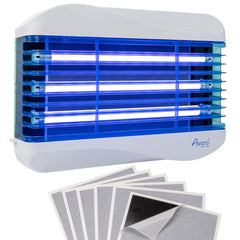 Awoco front view of wall-mounted fly trap showing clean design and coverage benefit