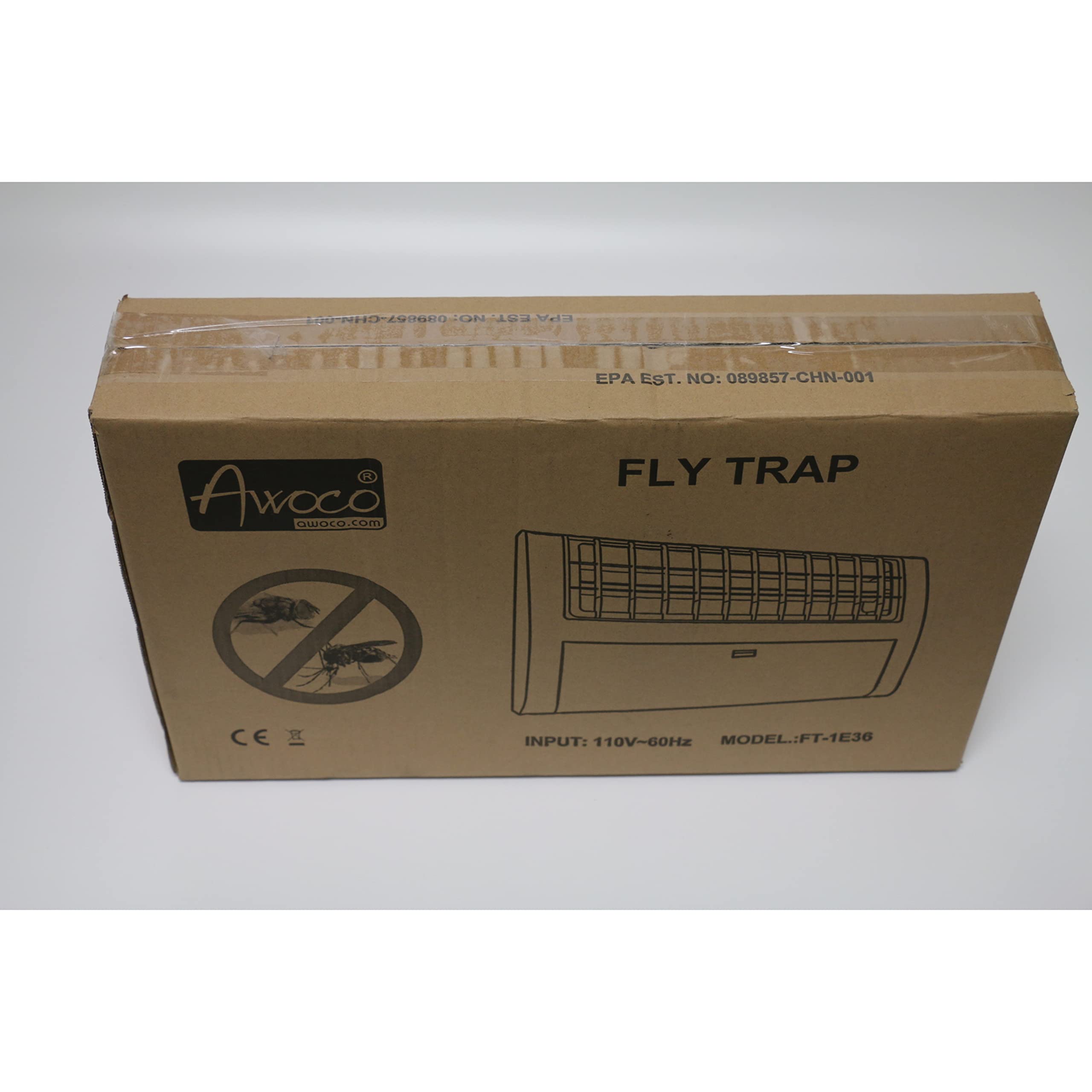 Awoco box contents with six glue boards illustrating ready-to-use setup