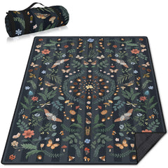 awufncksn front view of folded blanket shows compact portability and easy carry