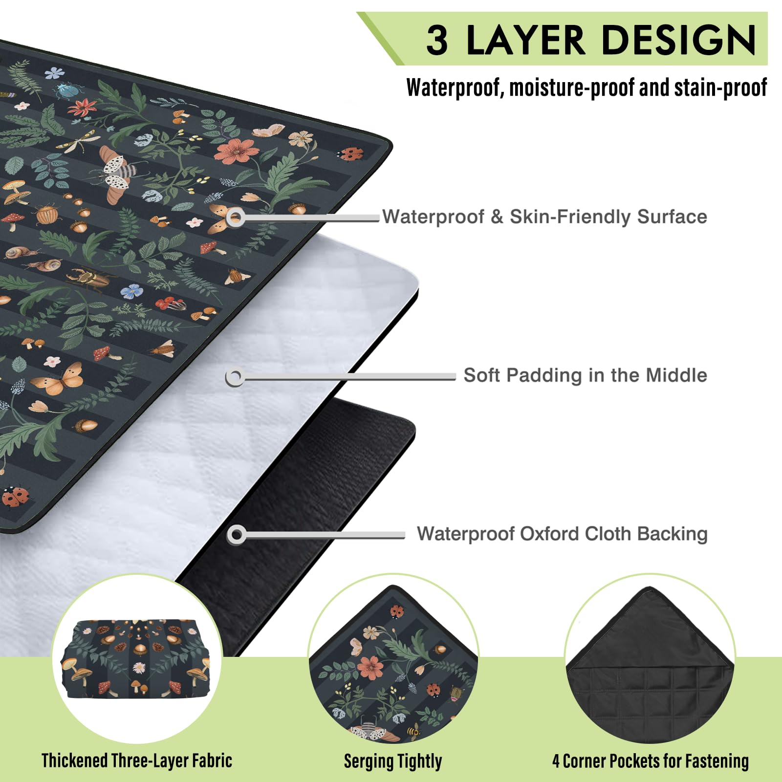 awufncksn blanket rolled compact inside a backpack for travel convenience