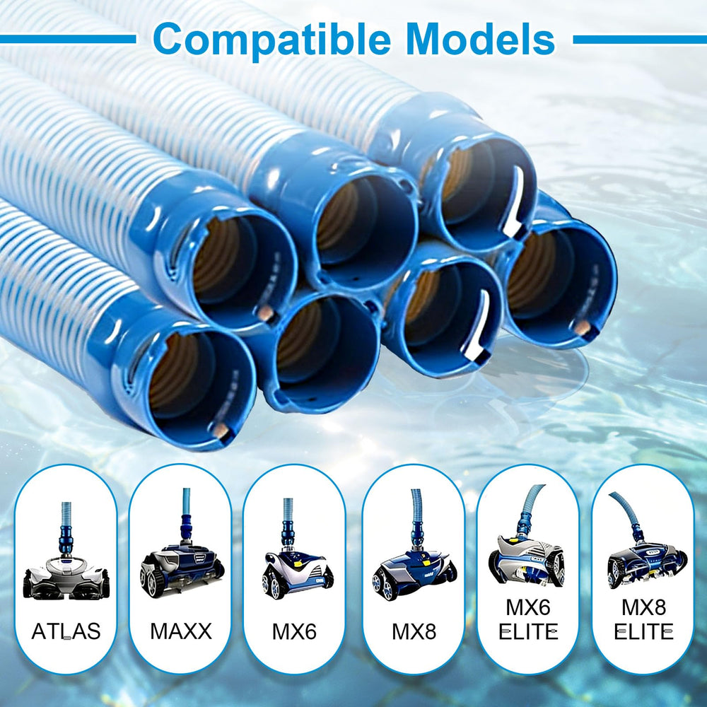 AXQKFZ hose material detail highlighting PE+EVA flexibility and kink resistance benefit