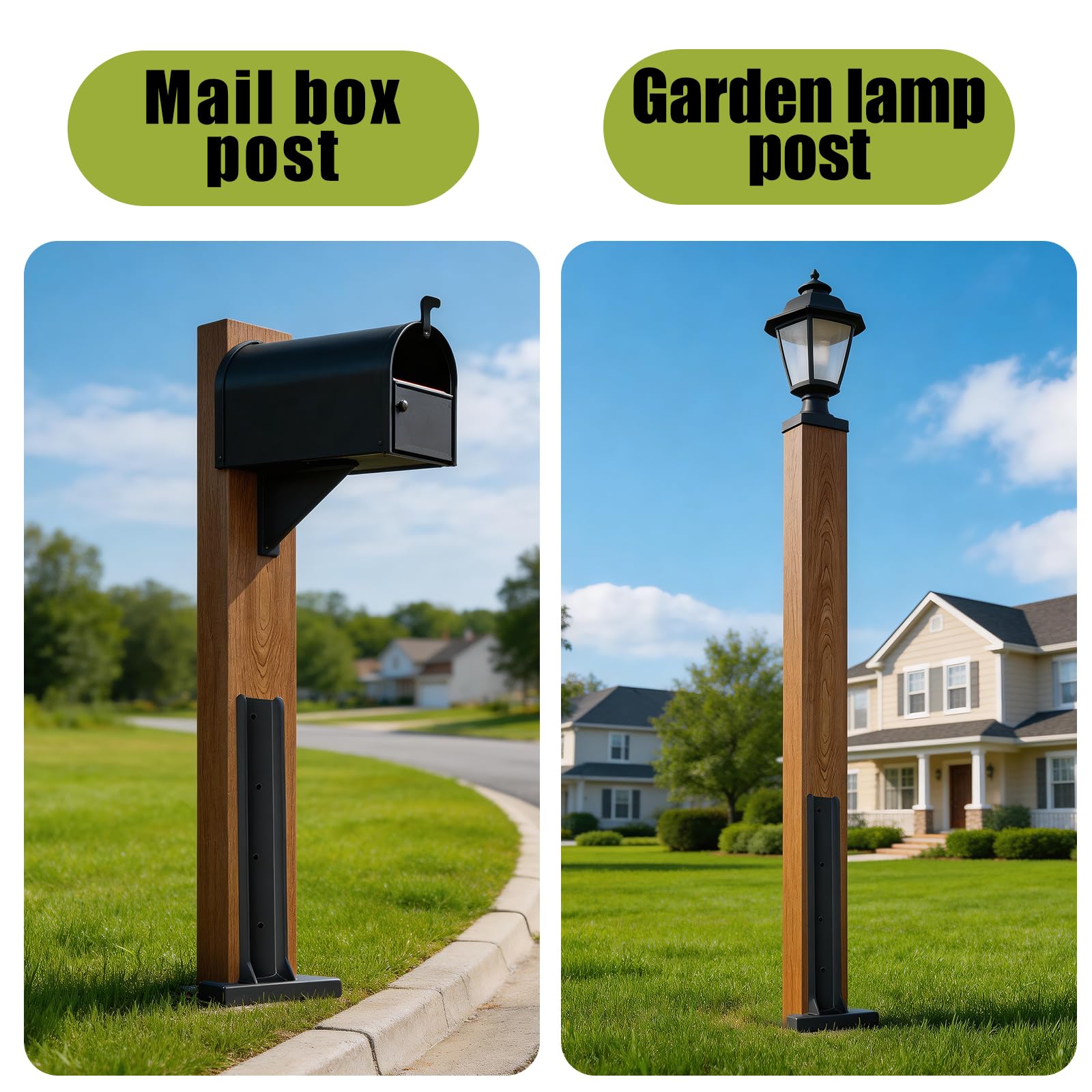 AXWHYS repair kit installed on yard fence illustrating easy outdoor use