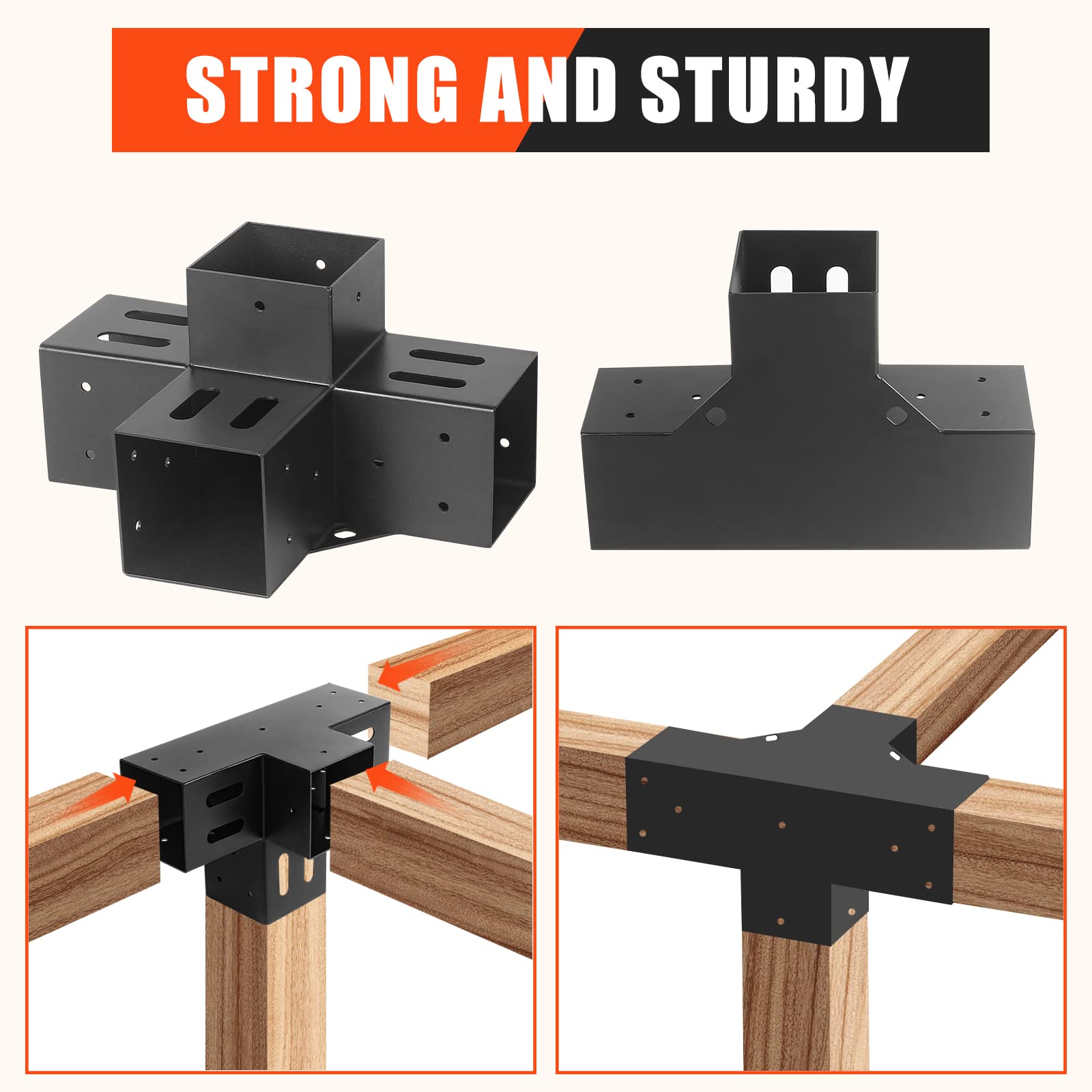 AXWHYS pre-drilled holes and included screws for faster installation