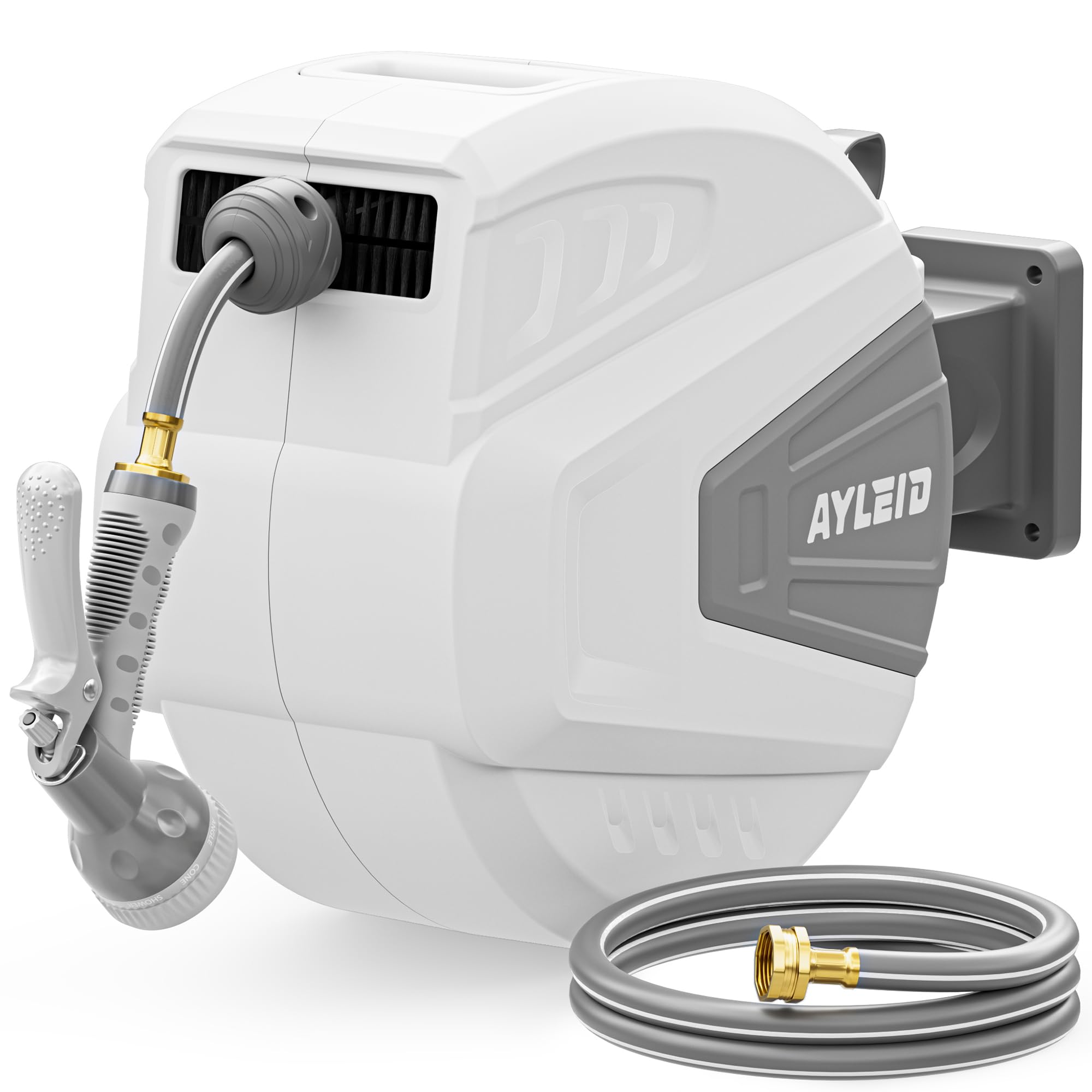 Ayleid front-mounted reel showing compact storage and tidy appearance