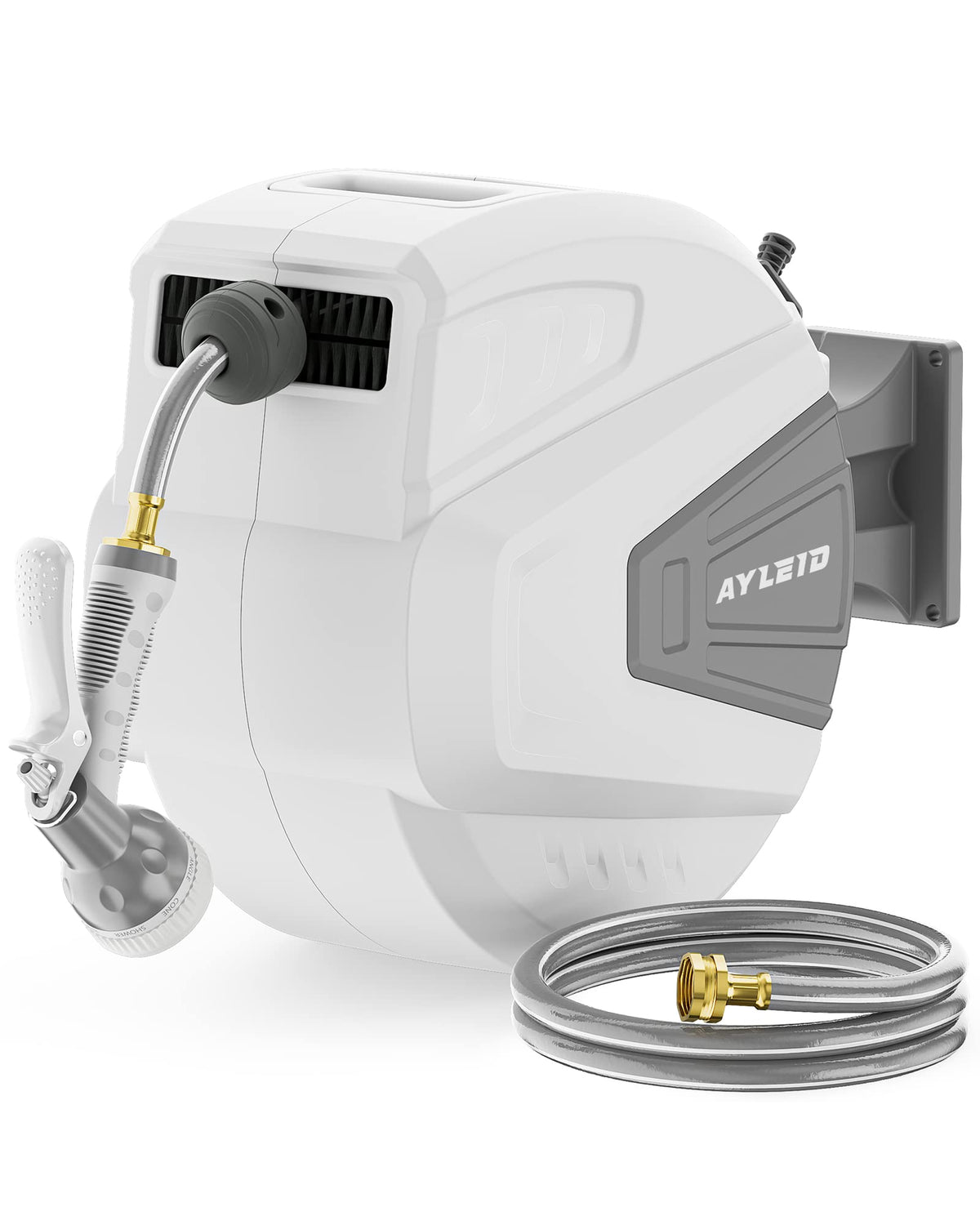 Ayleid front view of wall-mounted reel showing tidy storage and fast access