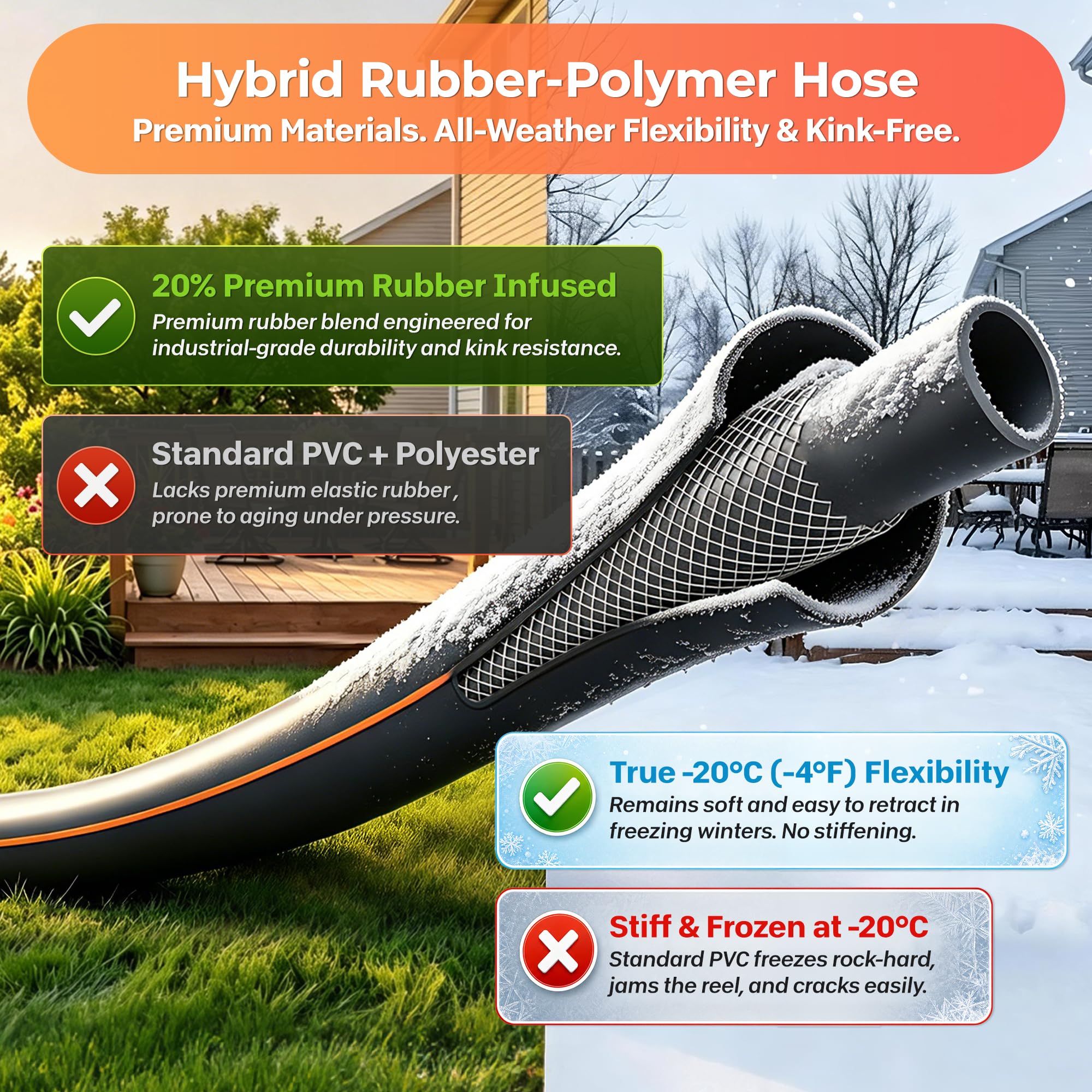 Ayleid installed in garden setting demonstrating easy watering of flower beds