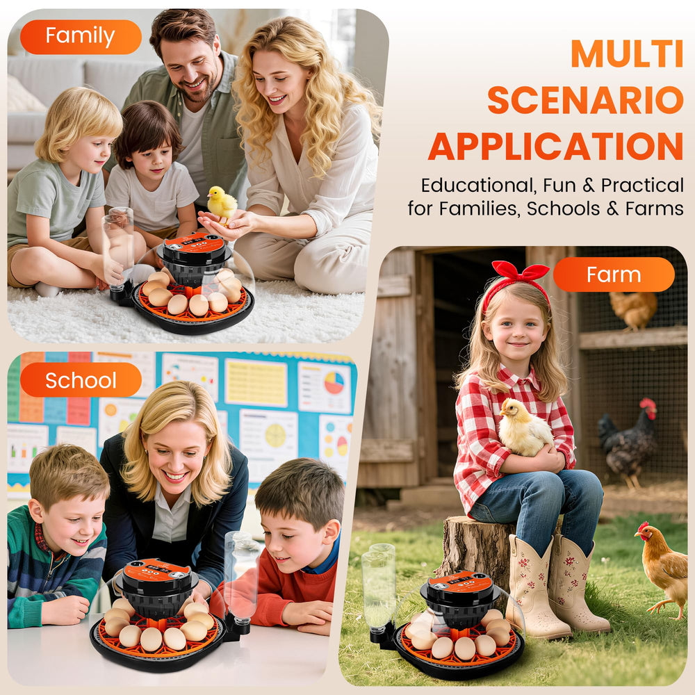 AYMEROX incubator in classroom showing educational demonstration benefit