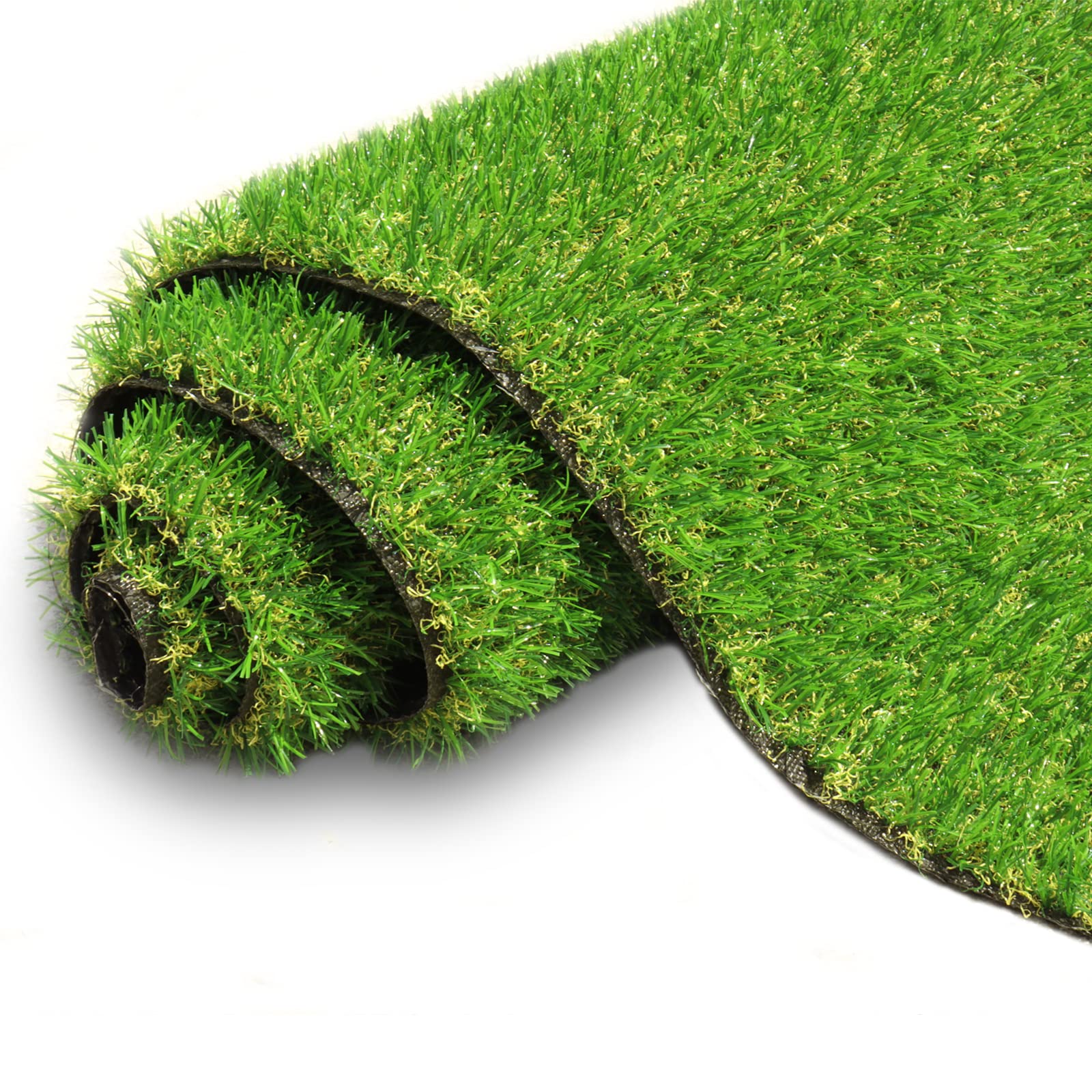 AYOHA front view of turf mat showing lush realistic lawn benefits