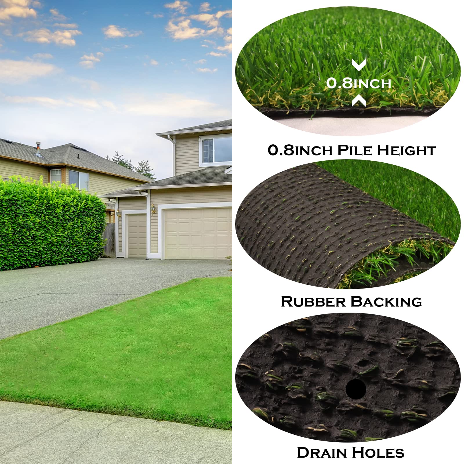 AYOHA drainage backing detail illustrating fast water runoff