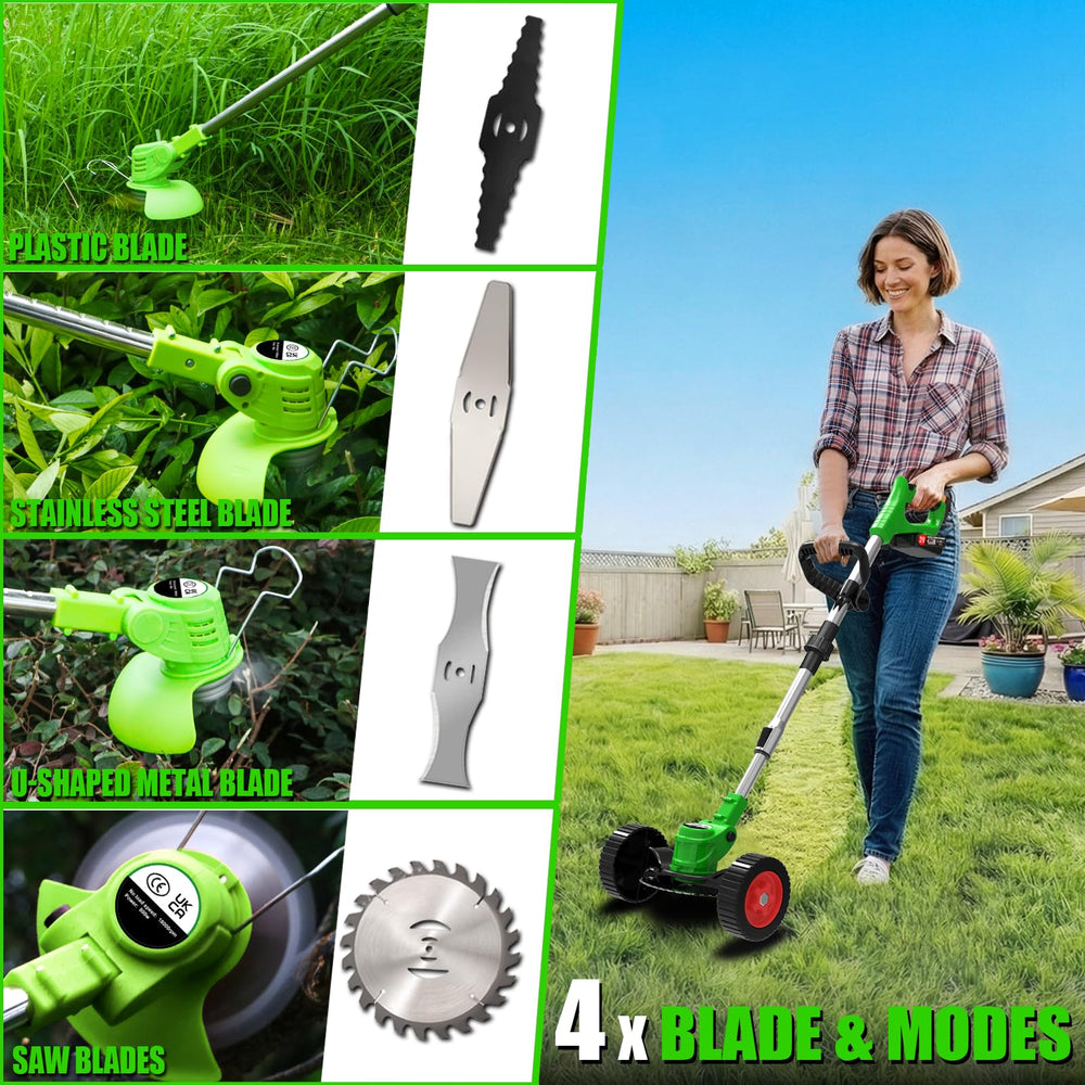 AYSLCKR folded trimmer demonstrating compact, space-saving storage