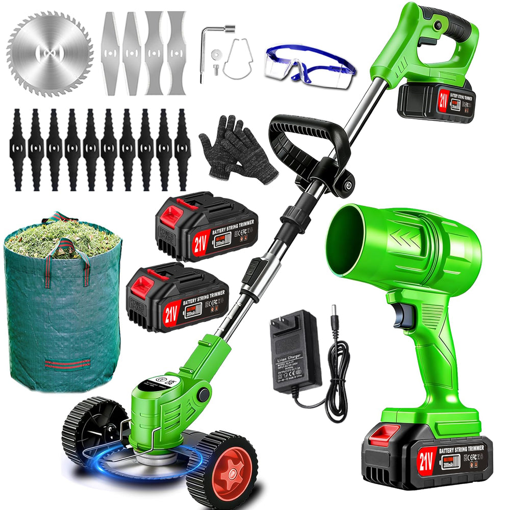 AYSLCKR front view of full trimmer and blower kit showing compact versatility