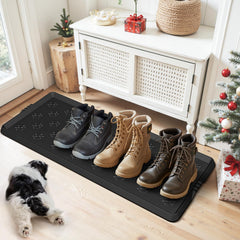 Azadx boot tray front view showing roomy containment and neat entryway benefit