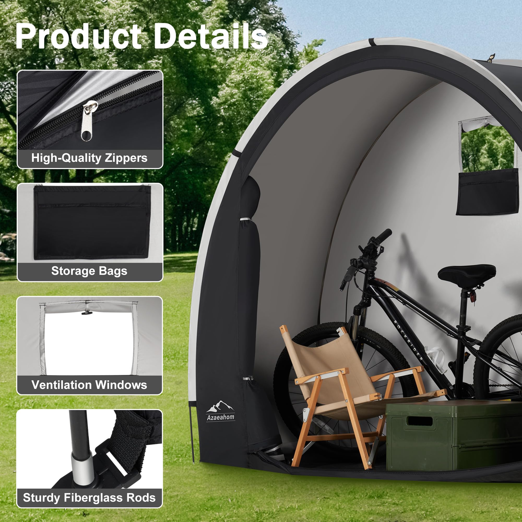Azaeahom folded compact packable size for convenient transport