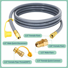 Azdele rubber hose texture detail demonstrating flexible construction and long-lasting wear