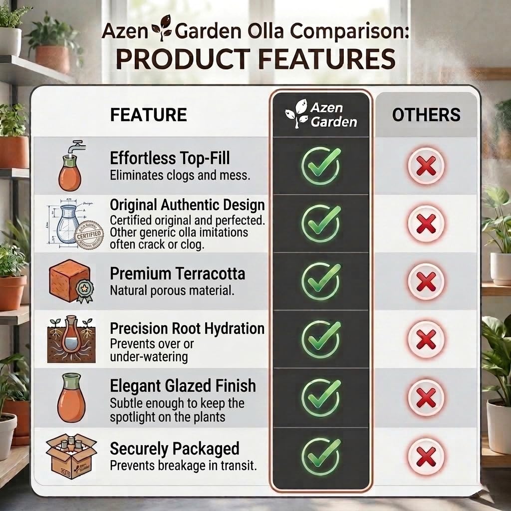 Azen Garden soil insertion detail showing simple installation benefit