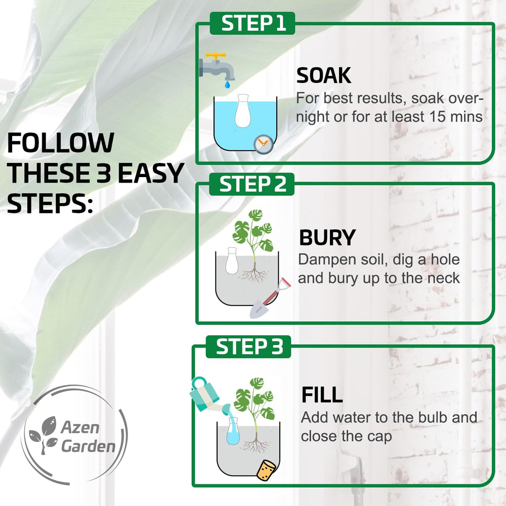 Azen Garden top refill action showing easy refill convenience benefit
