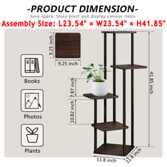 AZERPIAN plant stand in living room styling plants and decor for space-saving appeal